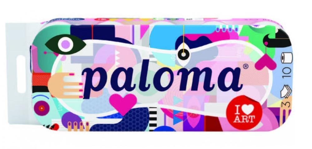 PALOMA Toaletni papir I love art 10 x 150 listića - Akcija u trgovini Lidl
