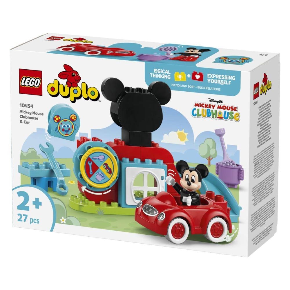 LEGO Duplo Klub i auto Mickeyja Mousea 27 kom.