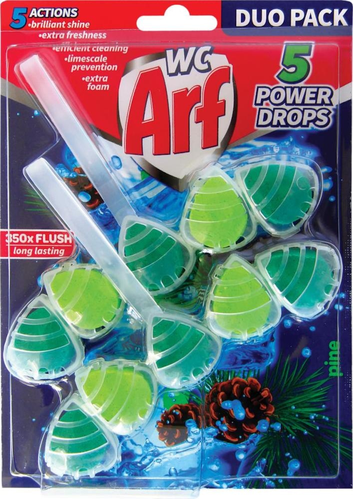 Osvježivač za wc školjku 5 drops lemon Arf 110 g (2 x 55 g)