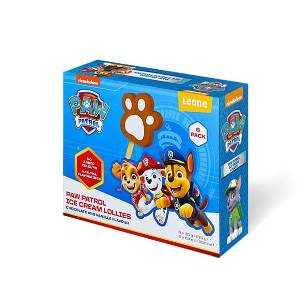 Leone Sladoled na štapiću Paw Patrol 6x60 ml