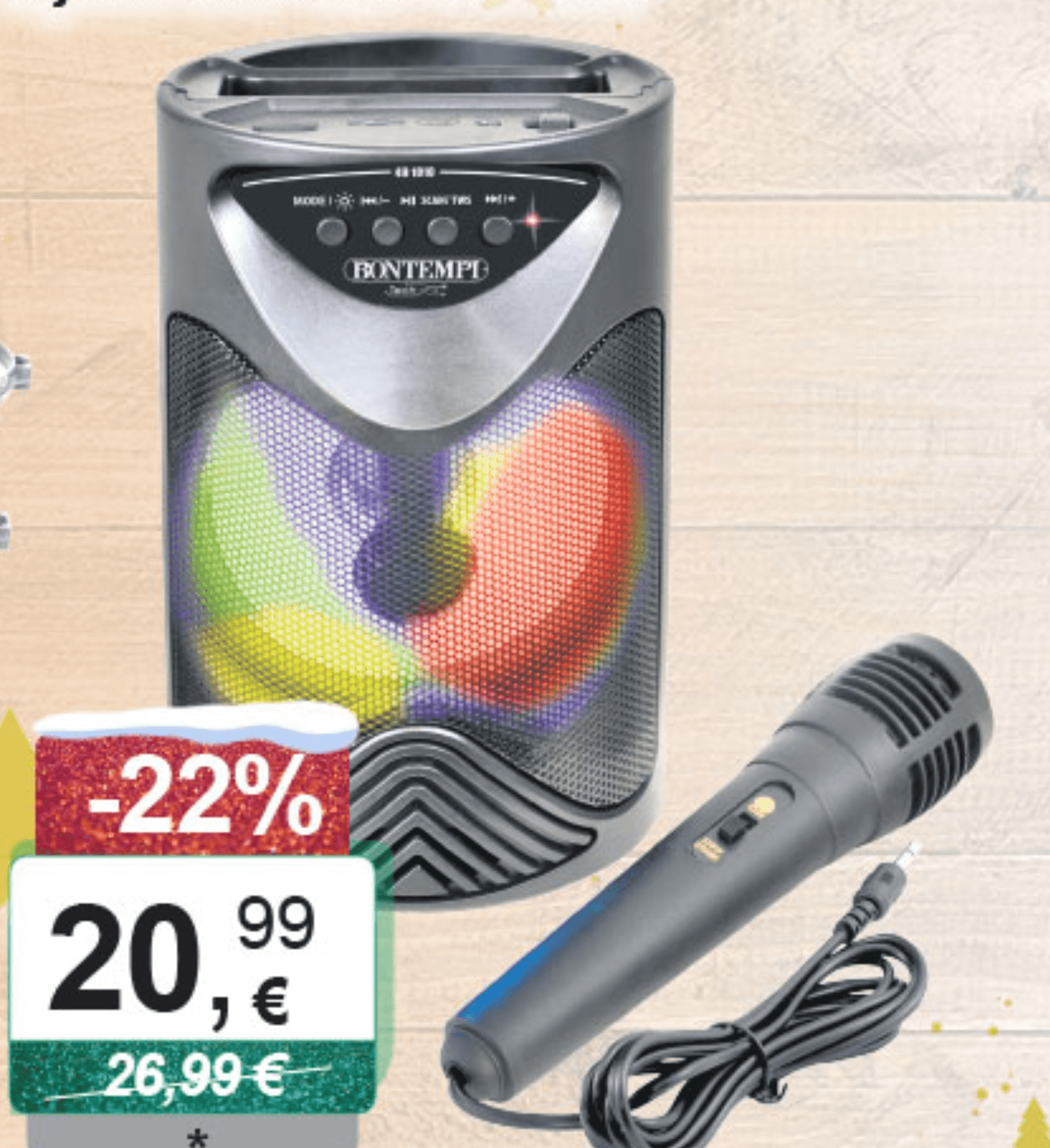 Zvučnik s mikrofonom Bontempi