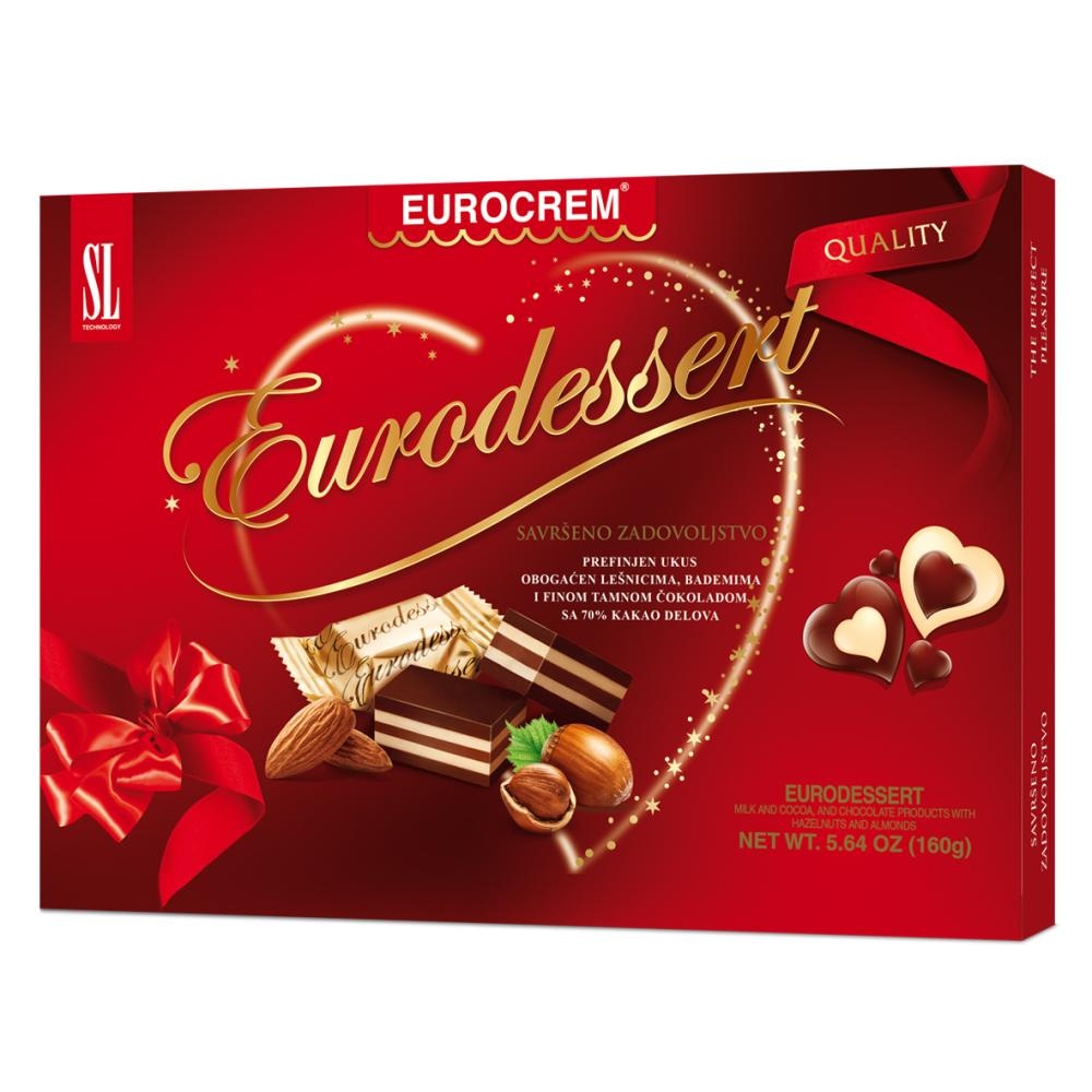 Eurocrem Bombonijera Eurodessert 160 g - Akcija u trgovini KTC