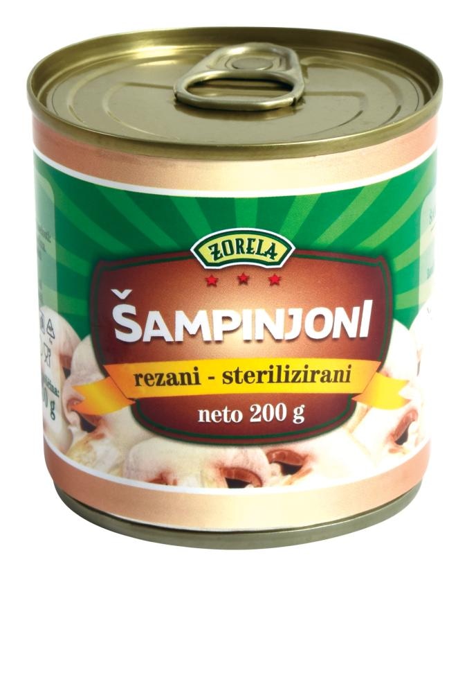 Šampinjoni Zorela Rezani 200 g - Akcija u trgovini Boso