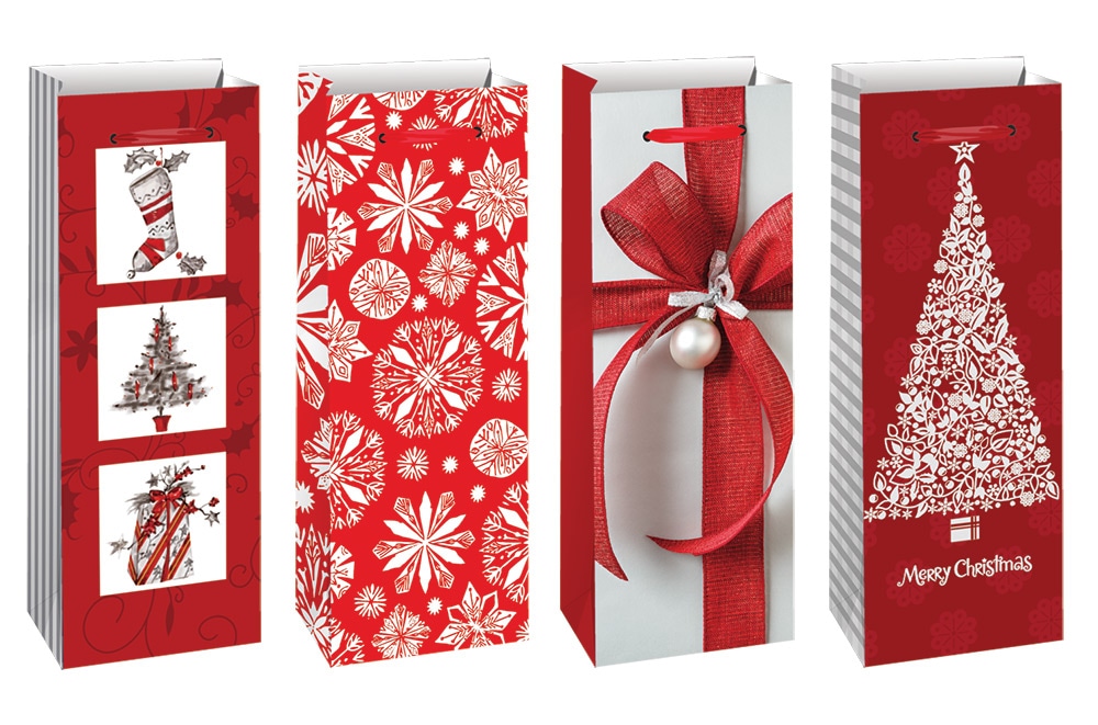 Vrećica boca božićna 1 kom