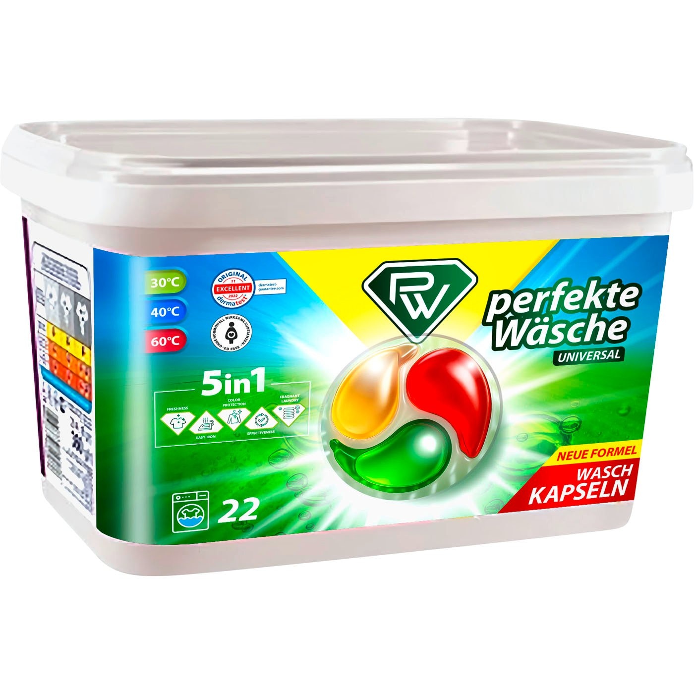 Perfekte Wasche Kapsule za pranje rublja universal 22pcs - Akcija u trgovini Pivac