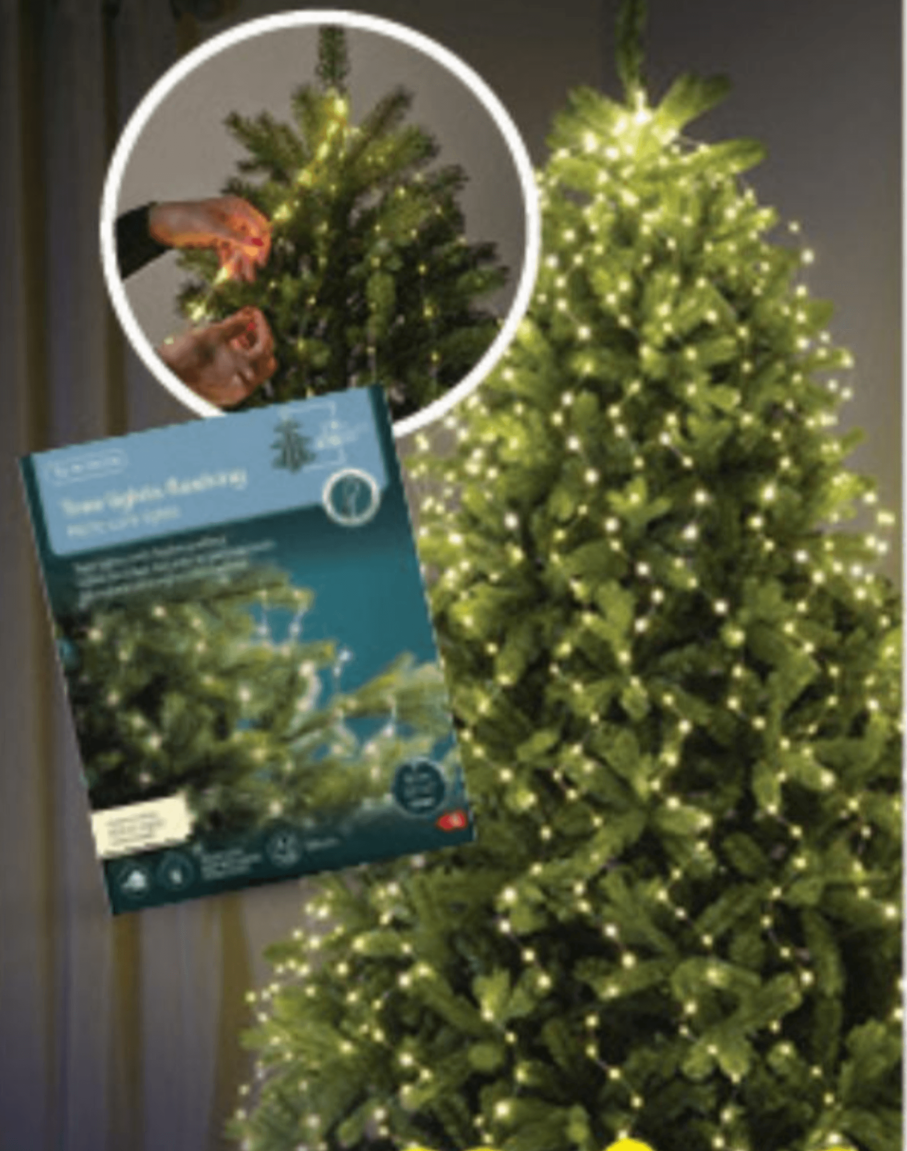 Božićne LED lampice grana