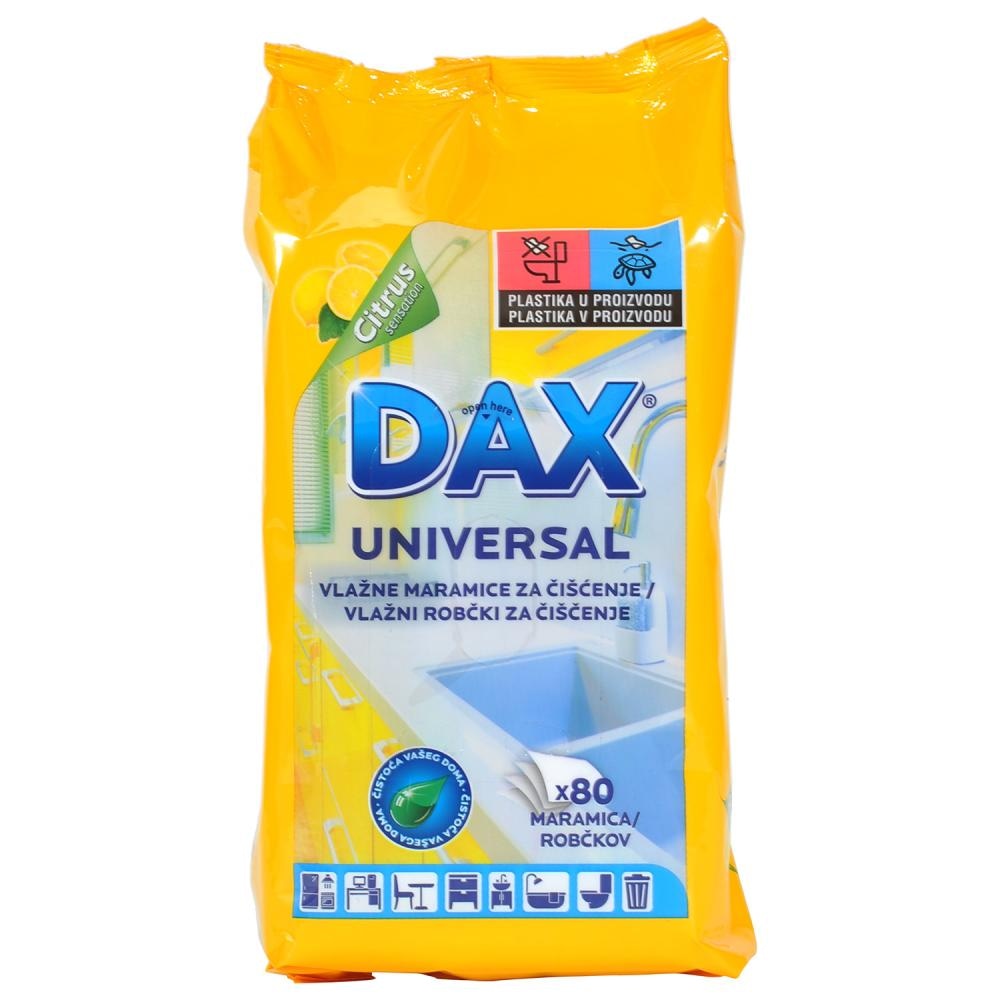 DAX Vlažne maramice 4x80, pak