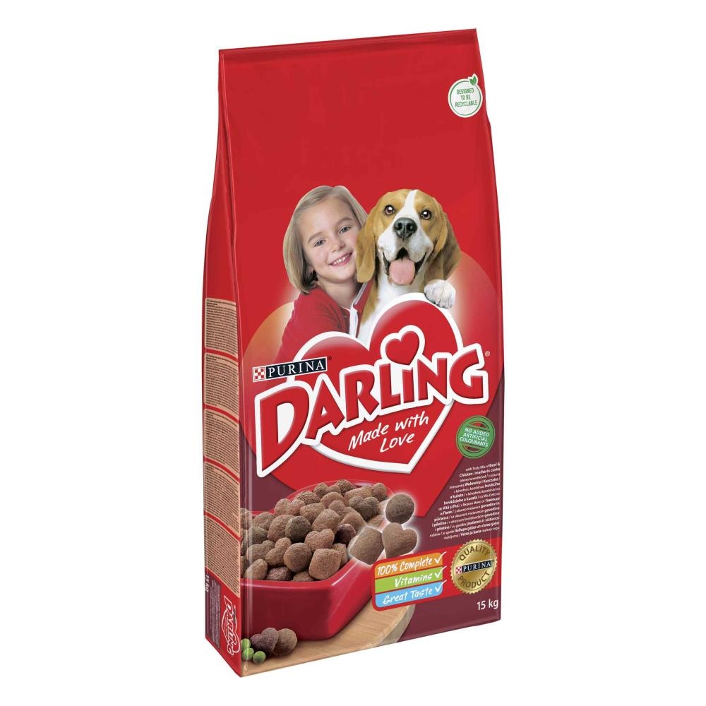 Darling Suha hrana za pse 15 kg - Akcija u trgovini Lidl