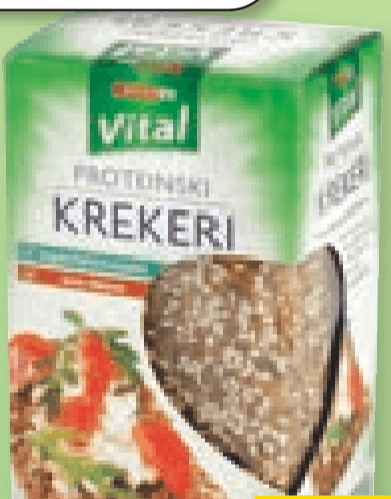Proteinski krekeri 200 g SPAR Vital - Akcija u trgovini Spar