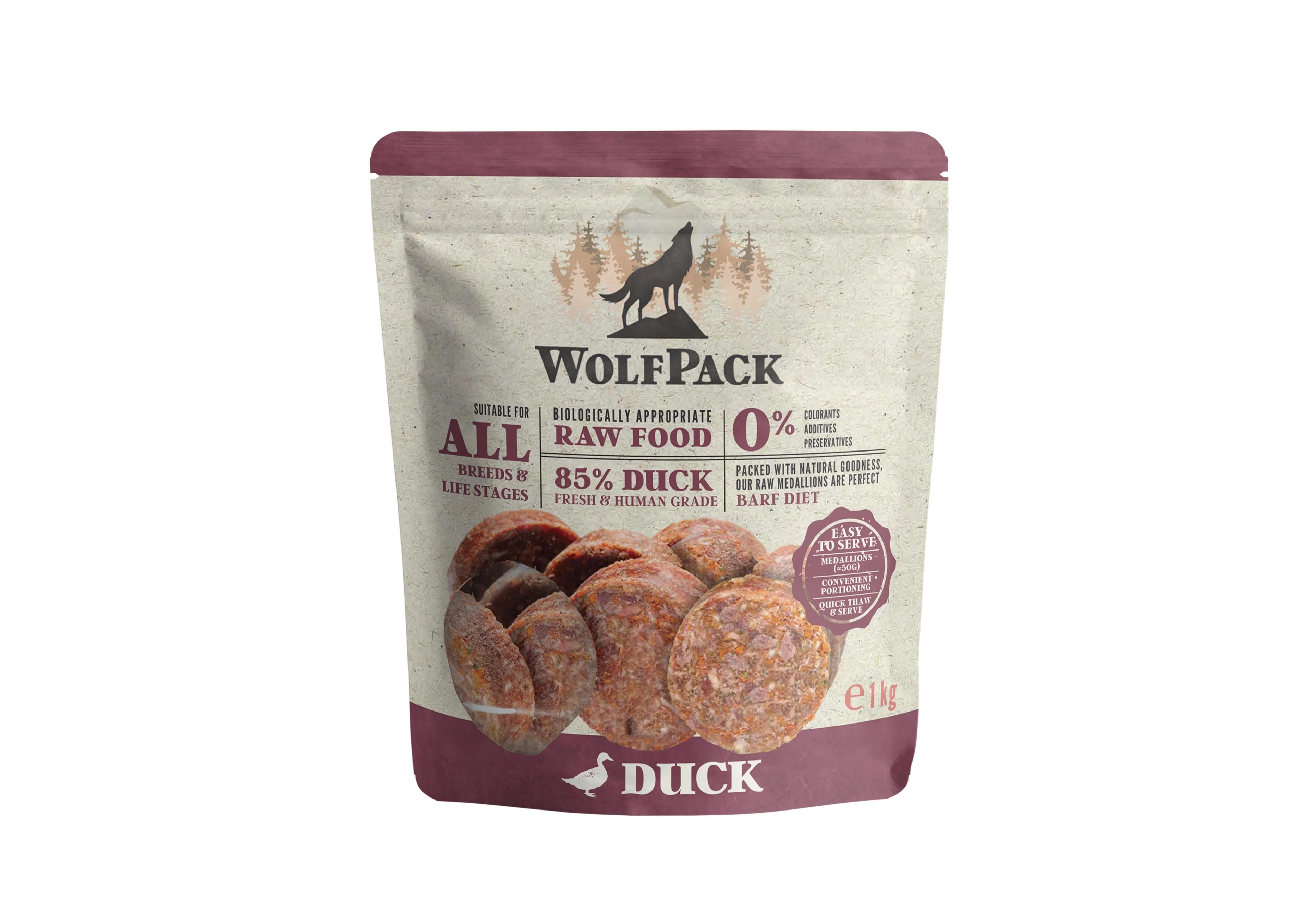 WOLFPACK BARF Medaljoni janjetina 1kg - Akcija u trgovini Pet Centar