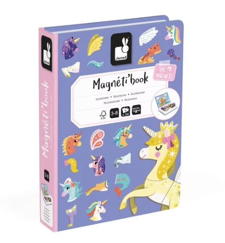 Kutija s magnetima Jednorog, Životinje, Vatrogasci, Gradilište ili Abeceda Engleski