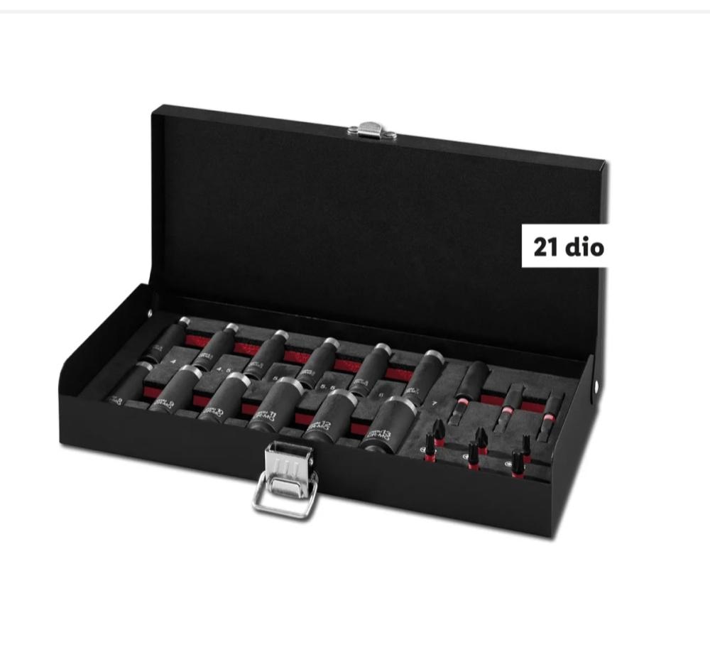 PARKSIDE PERFORMANCE® Udarni nasadni ključevi i bitovi 21 dio - Akcija u trgovini Lidl