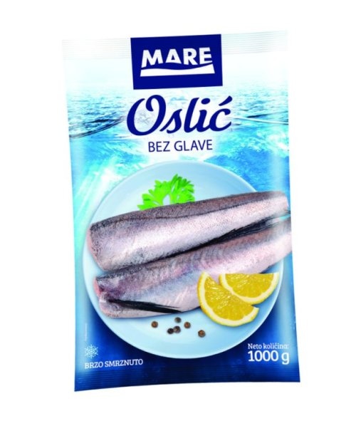 Oslić bez glave Mare 1000 g