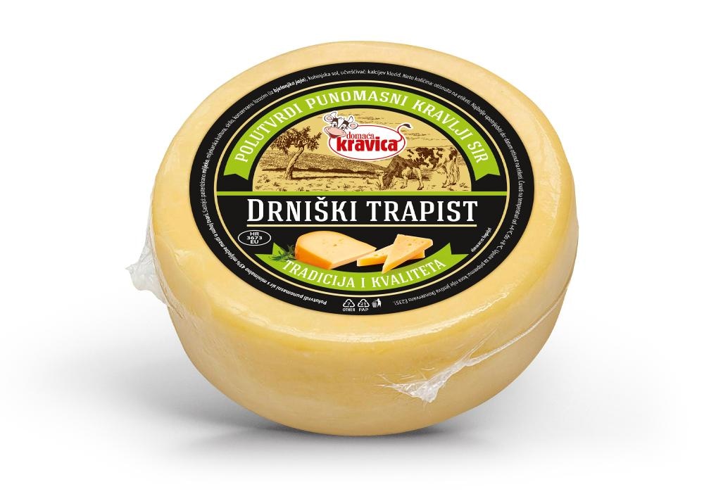 DOMAĆA KRAVICA Drniški trapist kolut