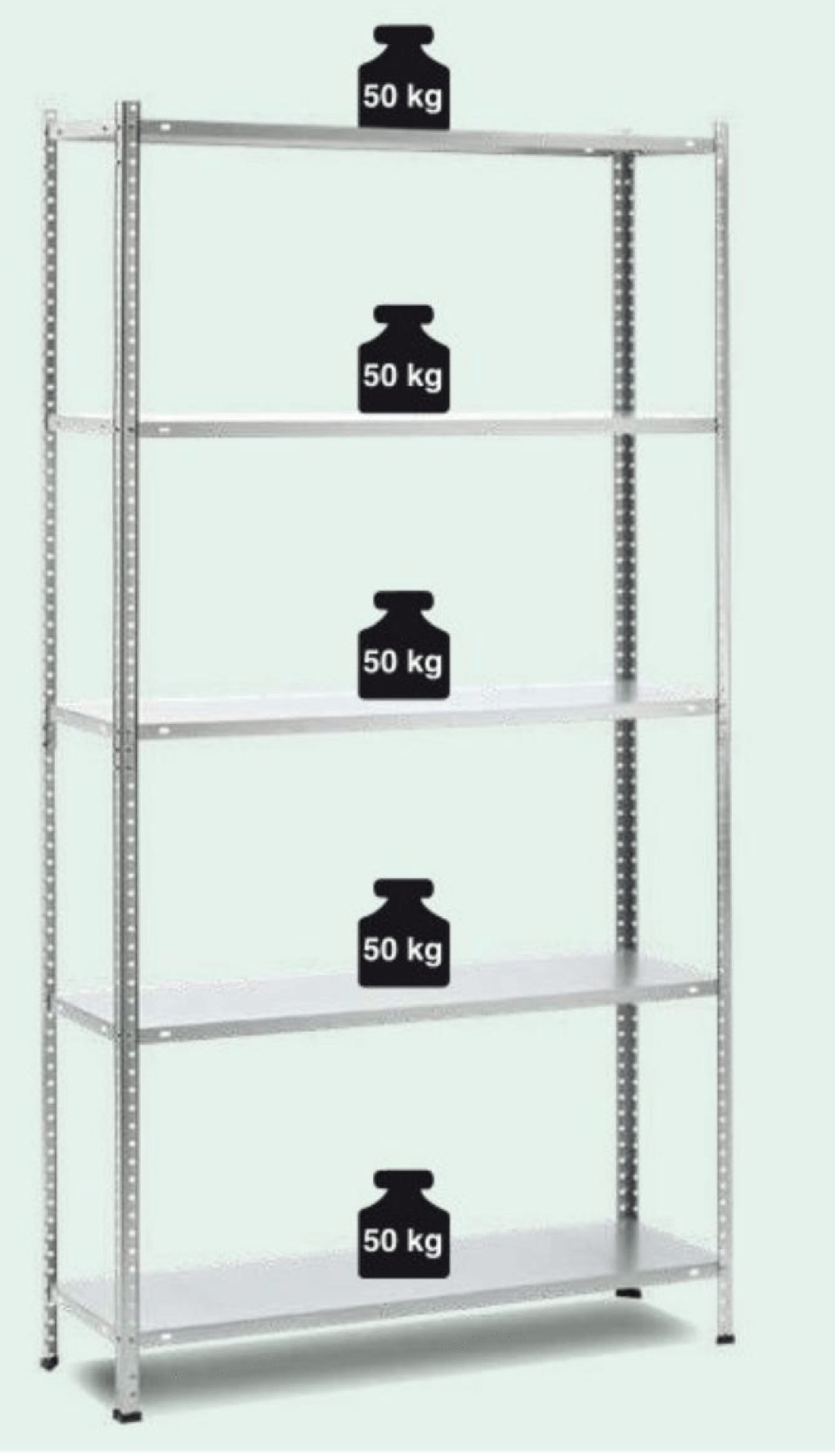 Stalak s 5 polica - Akcija u trgovini Eurospin