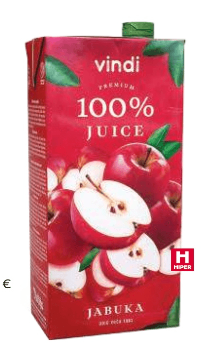 Vindi, Vindija Sok 2 L - Akcija u trgovini Tommy