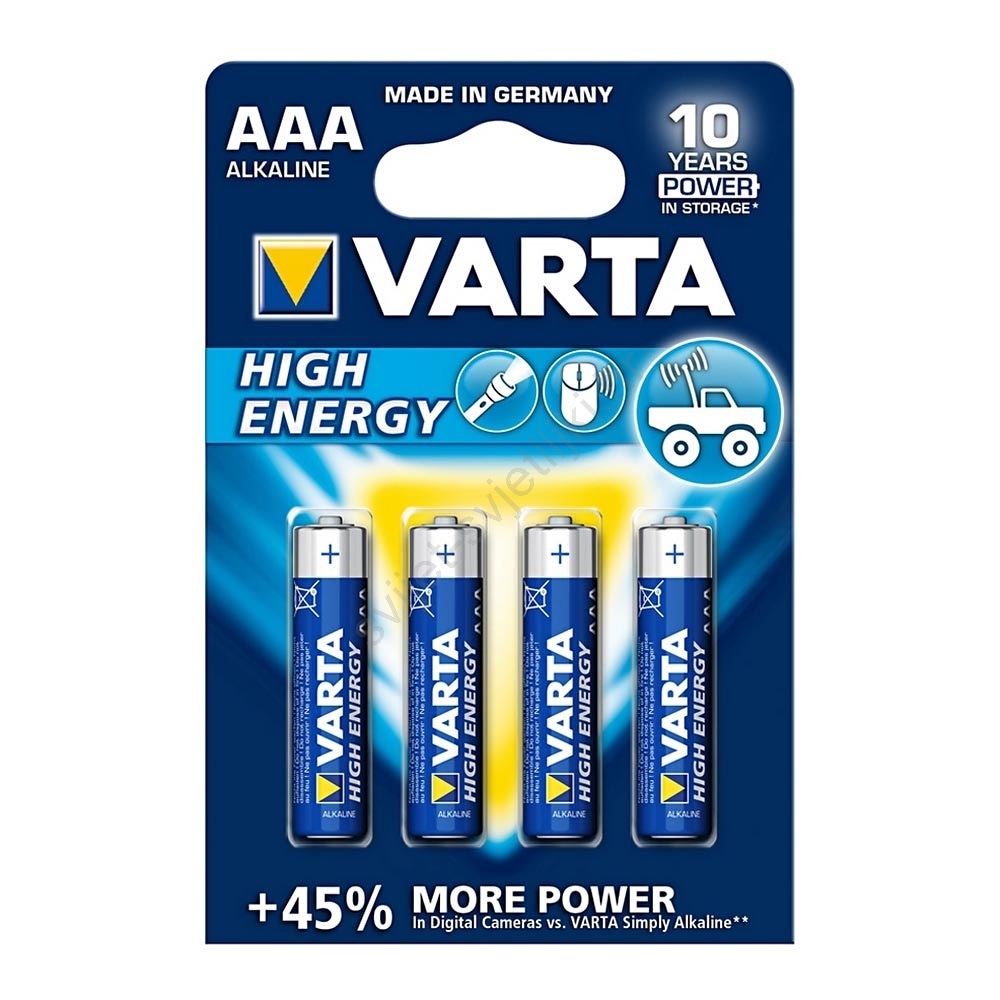 Varta Alkalna baterija 1 pak, 4 kom