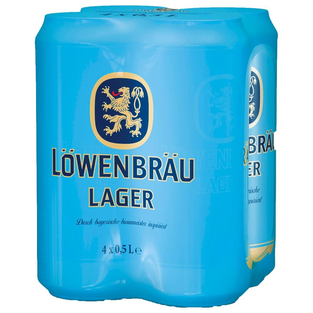 Pivo Löwenbräu 4 x 0,5 L - Akcija u trgovini Spar