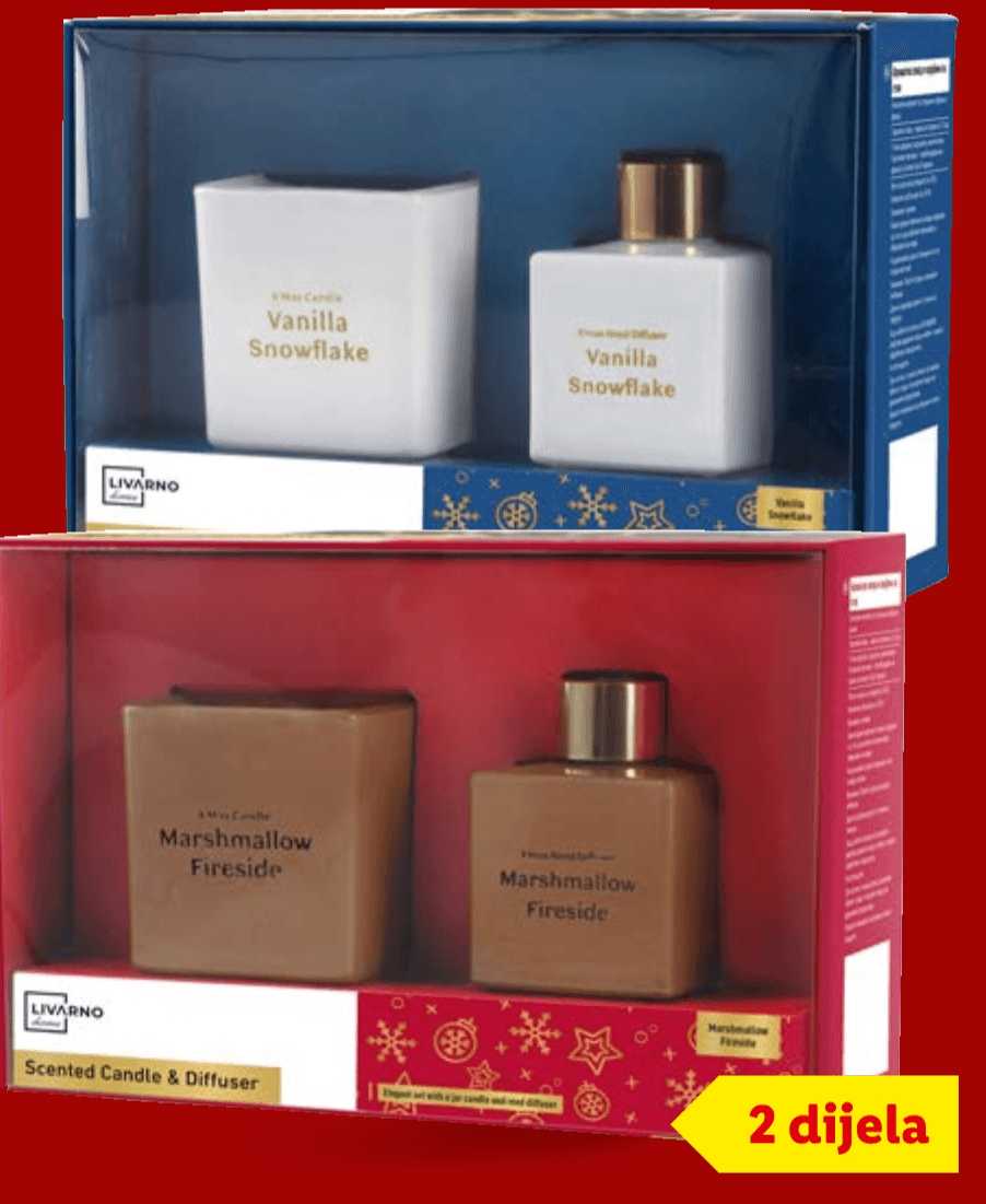 LIVARNO home Mirisna svijeća i osvježivač prostora Set