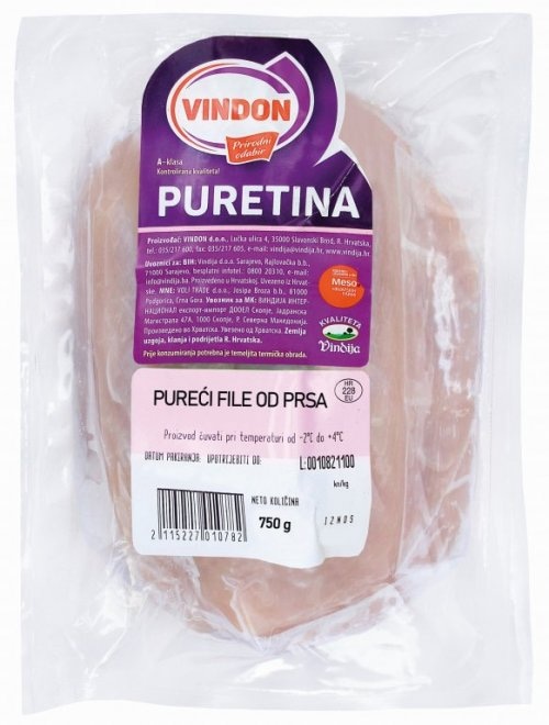 VINDON Pureći file zabatka 700 g