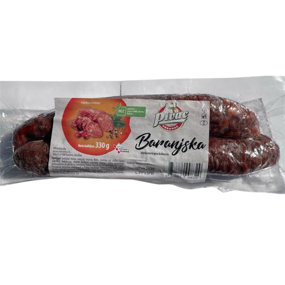 PIVAC Baranjska kobasica 330g - Akcija u trgovini Pivac