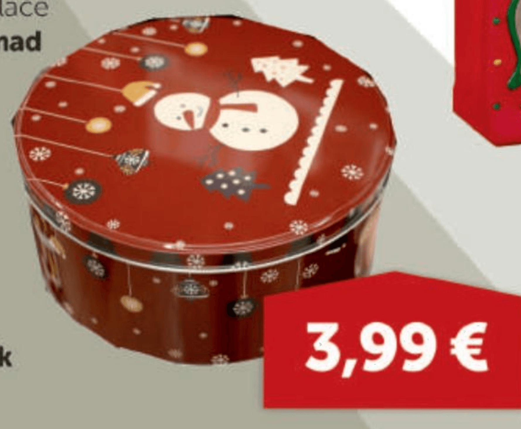 Božićna posuda 1 komad