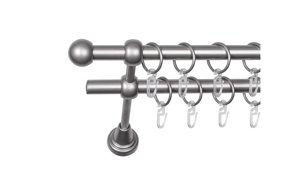 Dvostruka karniša Kugel 2x160 cm - Akcija u trgovini Lesnina