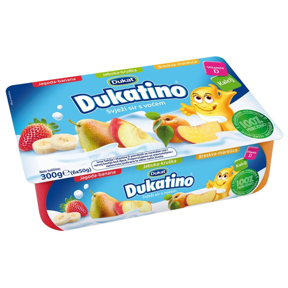 Dukatino Svježi sir s voćem 300 g - Akcija u trgovini Tommy