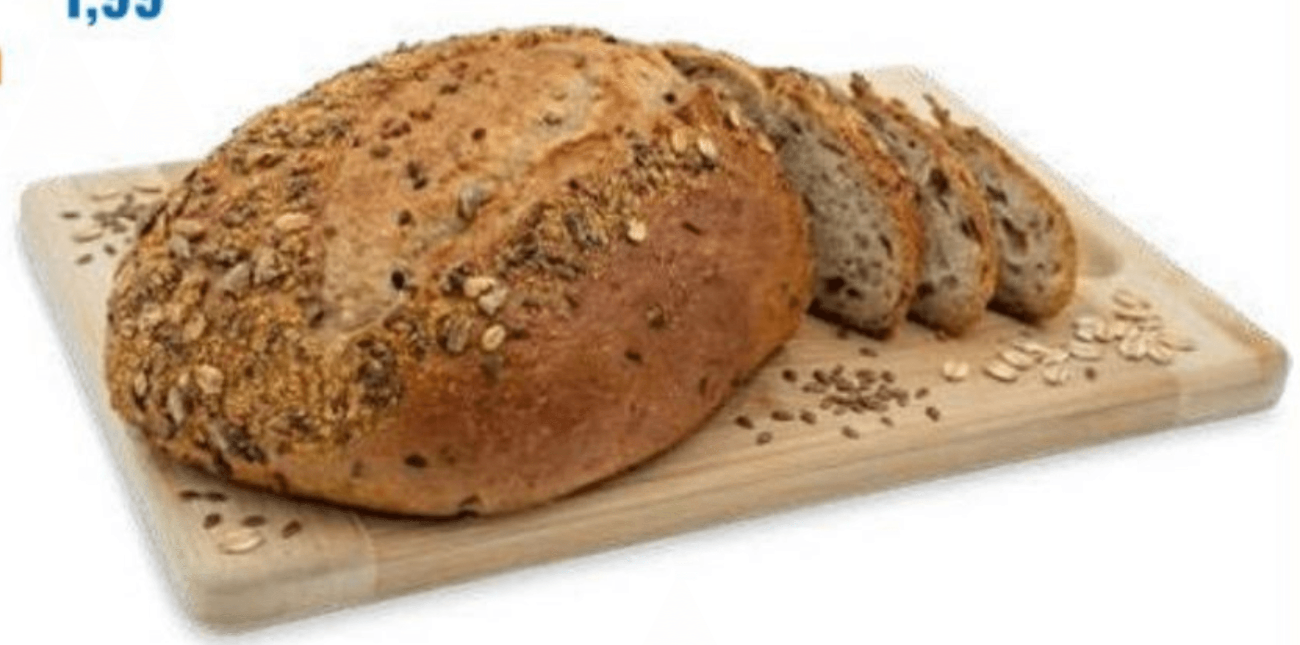 Kruh sa sjemenkama s kiselim tijestom 450 g - Akcija u trgovini Eurospin