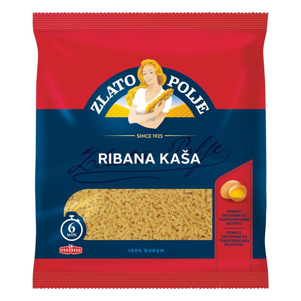 ZLATO POLJE Ribana kaša Tjestenina 500 g - Akcija u trgovini Ribola