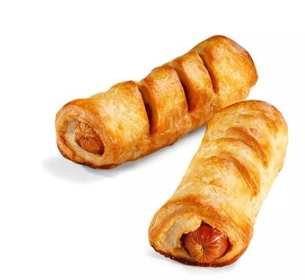 Poli hrenovka u lisnatom tijestu 120 g