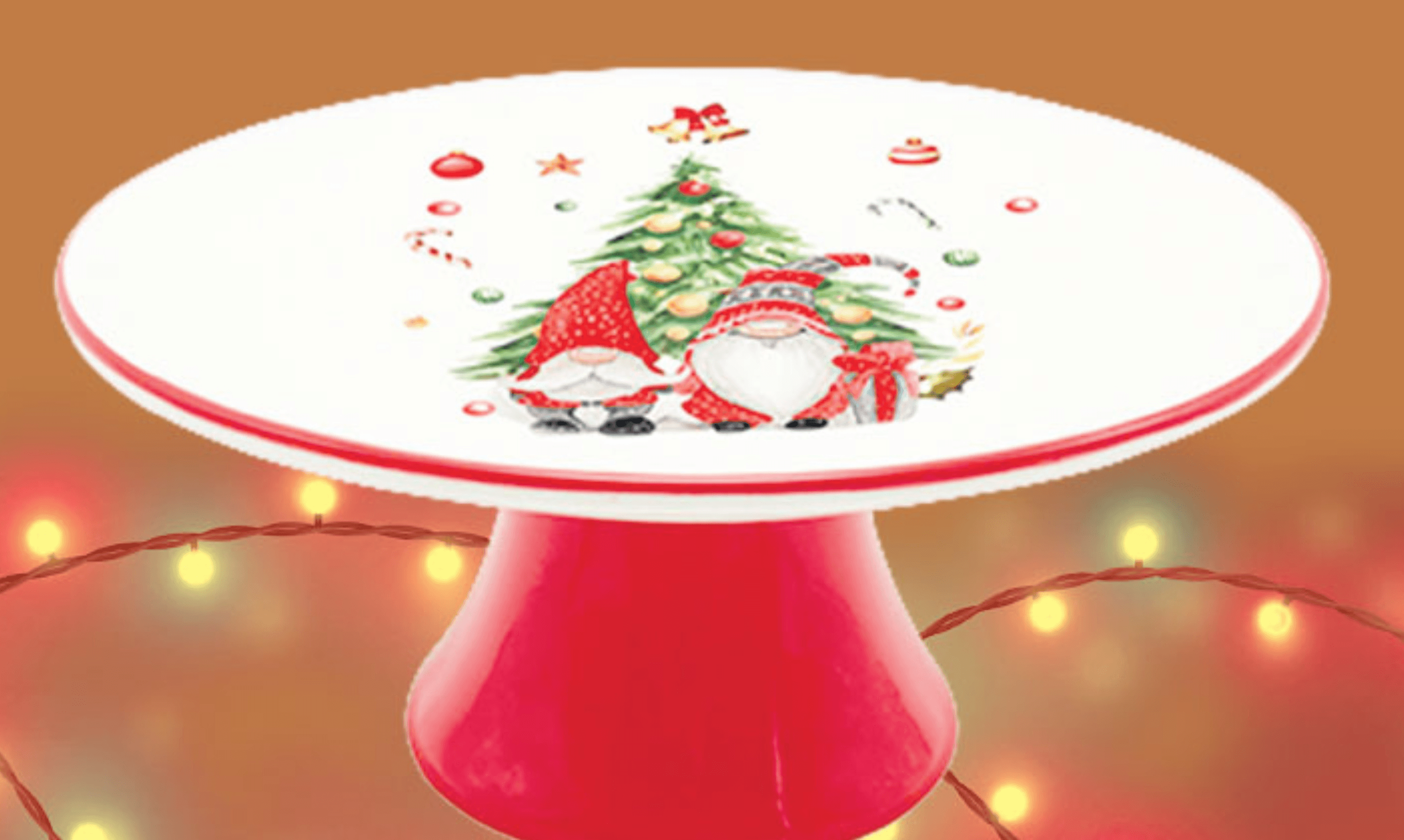 Stalak dekorativni 22,5×22,5×10 cm