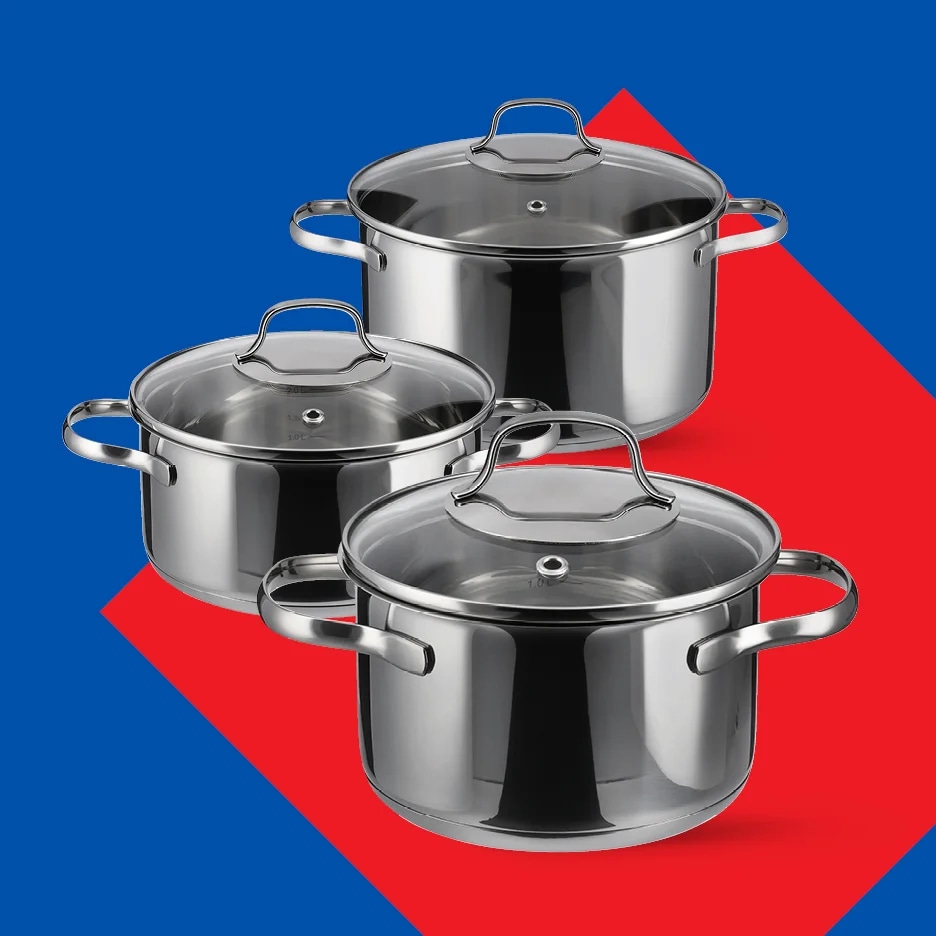 Silvercrest® Set lonaca 3 komada u setu