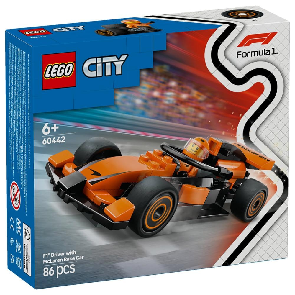 LEGO CITY F1 vozač utrka s trkačim autom McLaren 86 pcs Lego