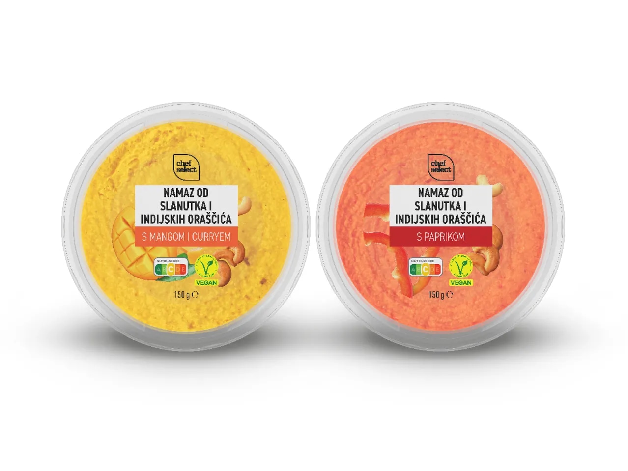 CHEF SELECT Svježi namaz od slanutka i indijskih oraščića 150 g - Akcija u trgovini Lidl