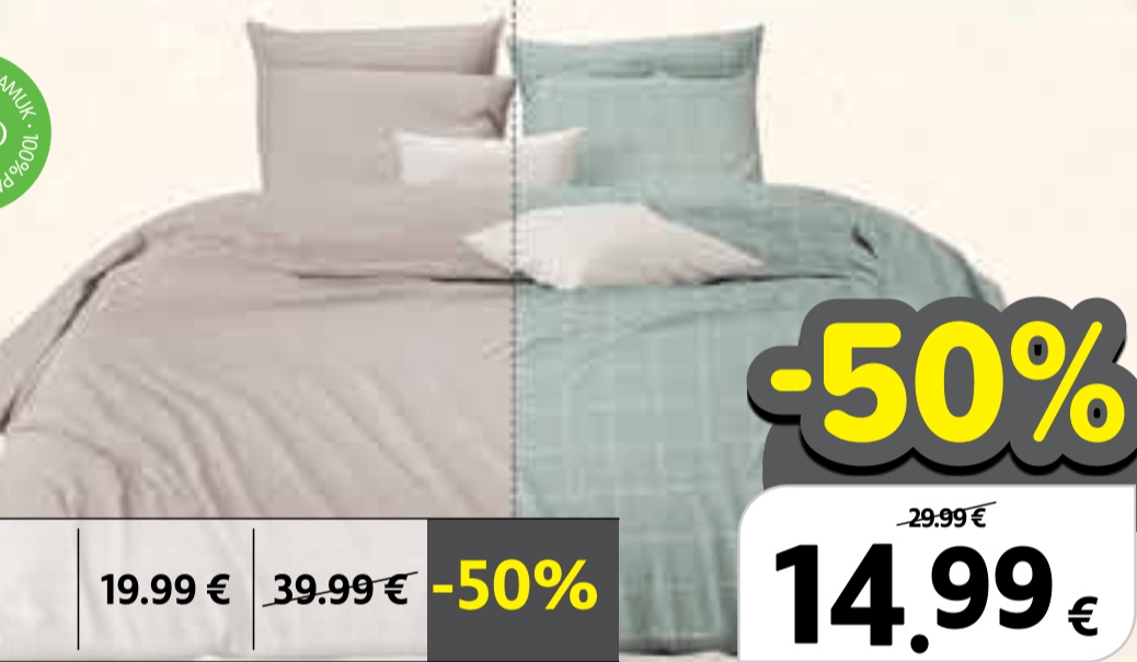 Komplet posteljine cca 200x200 cm + 2 jastučnice 60x80 cm