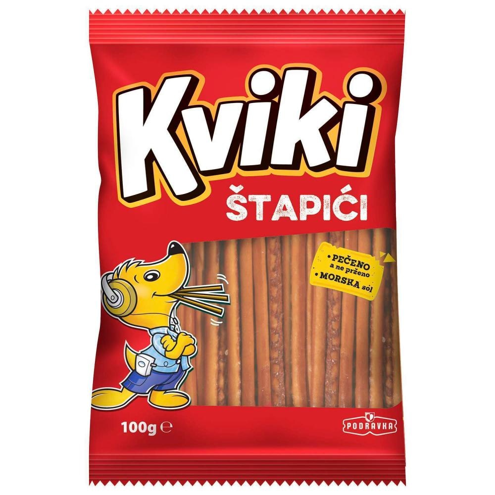 Kviki štapići, pereci, ribice 100 g - Akcija u trgovini NTL