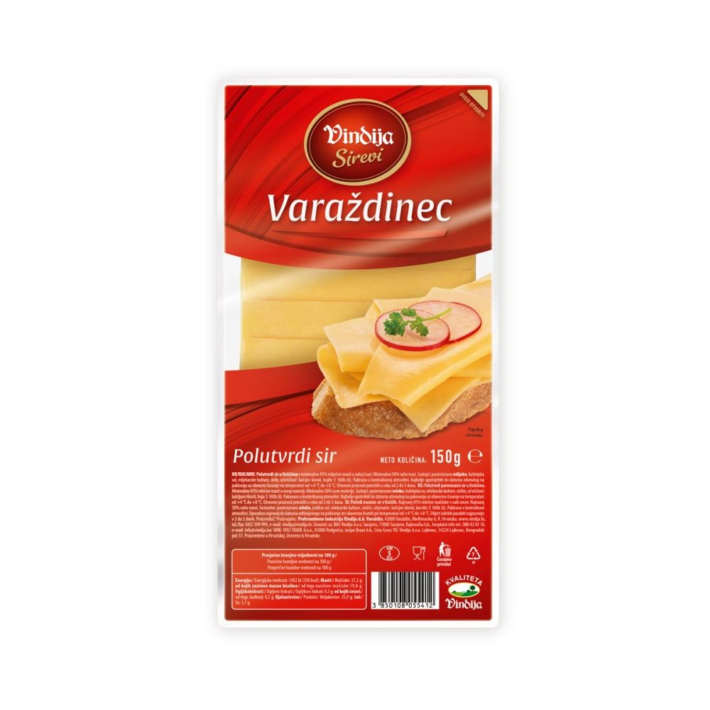 Vindija Sir u listićima 150 g Vindija