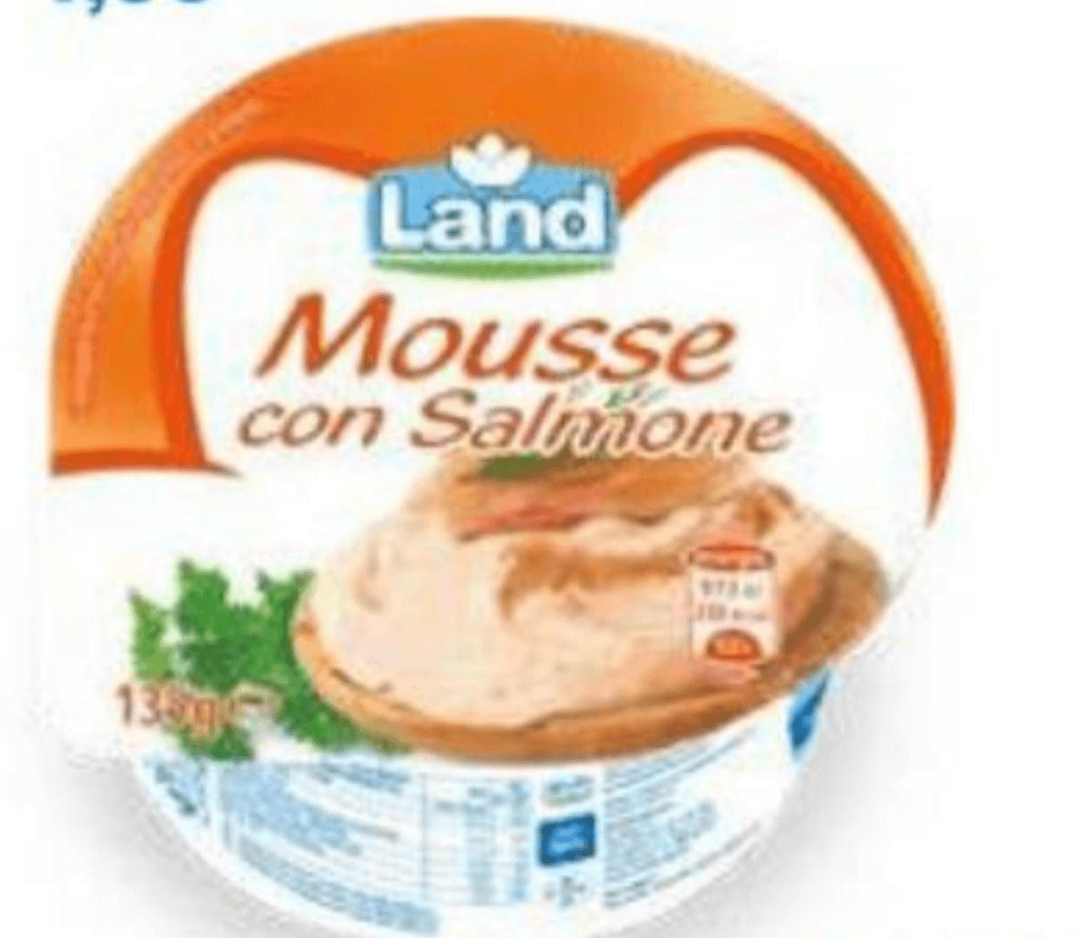 Land Mousse svježi sir i losos 135 g - Akcija u trgovini Eurospin