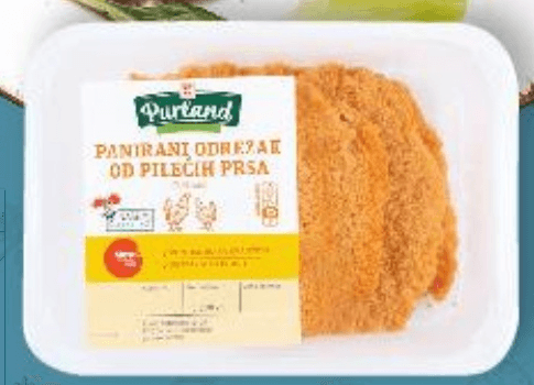 Purland Panirani odrezak od pilećih prsa 200 g