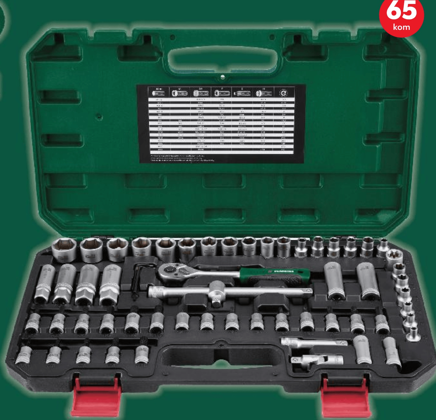 PARKSIDE® Set nasadnih ključeva 65 kom - Akcija u trgovini Kaufland