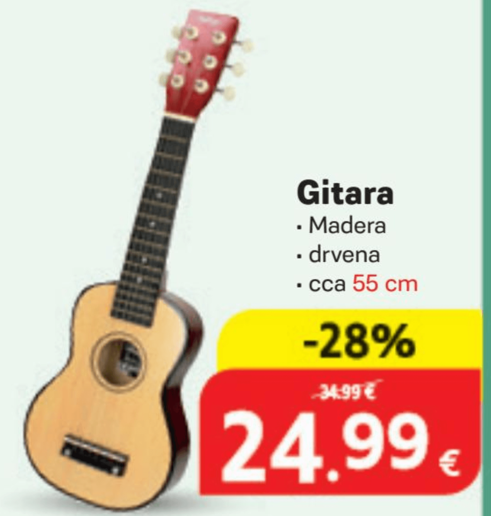 Gitara Madera cca 55 cm