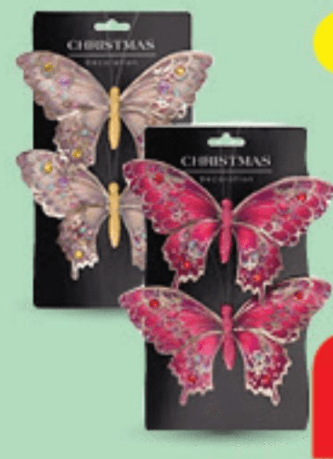 Božićna dekoracija 2 komada