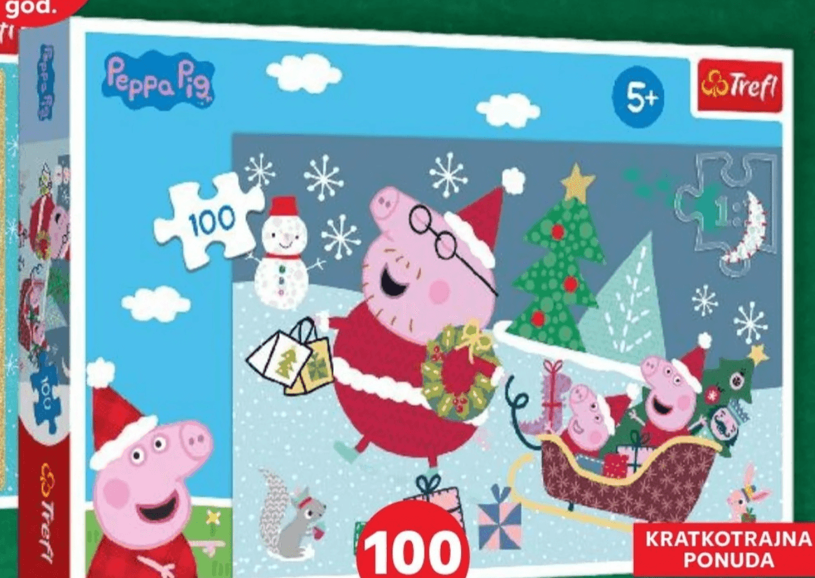 Puzzle Peppa Pig 100 kom