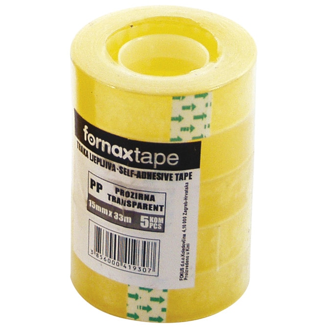 Fornax Samoljepljiva traka 15 mm x 33 m, 5 komada - Akcija u trgovini Metro