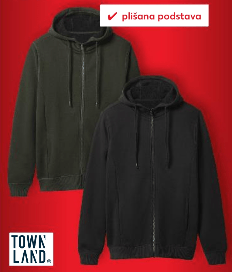 TOWN LAND® Muška trenirka gornji dio - Akcija u trgovini Kaufland