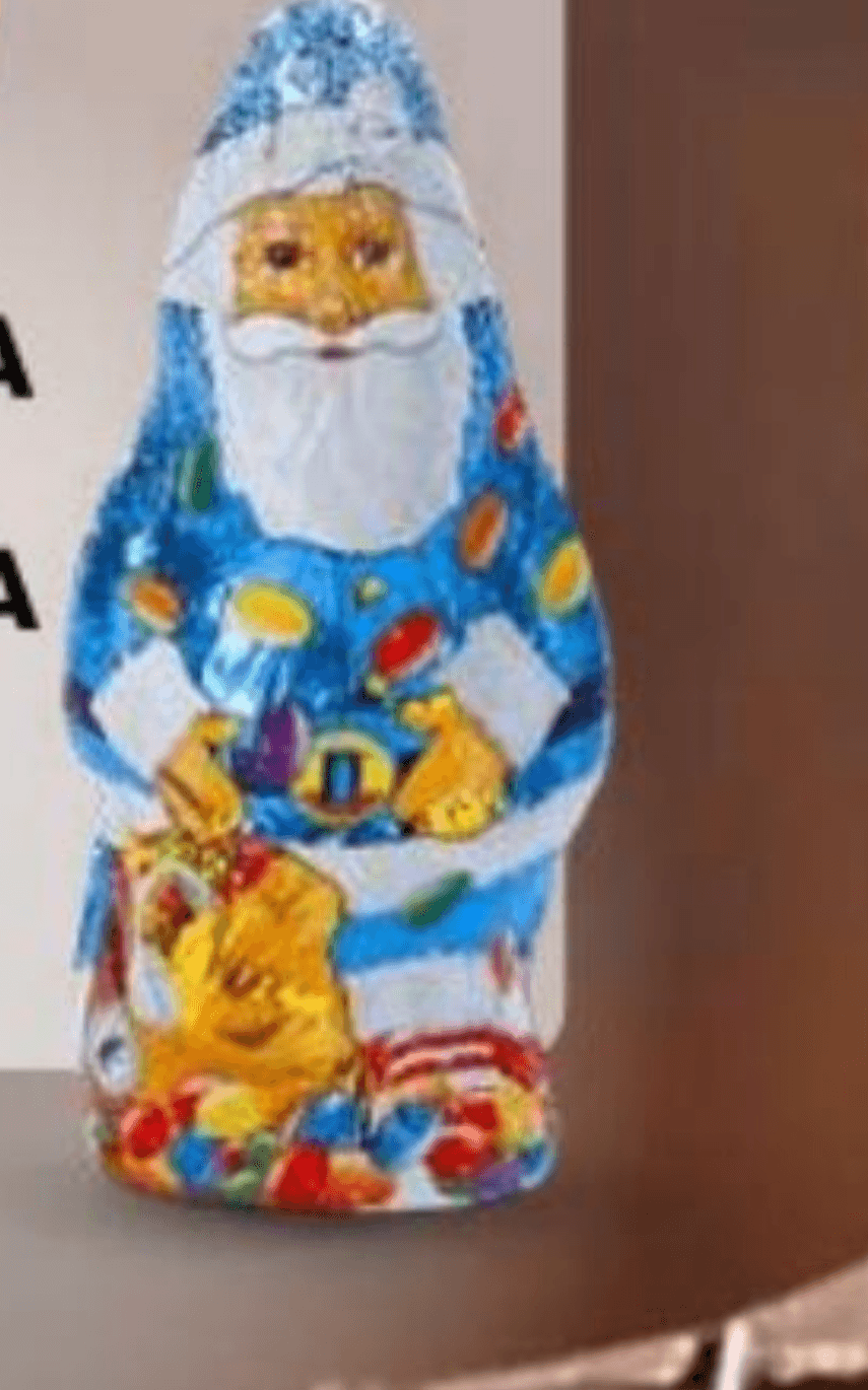 Čokoladna figura s bombonima 100 g