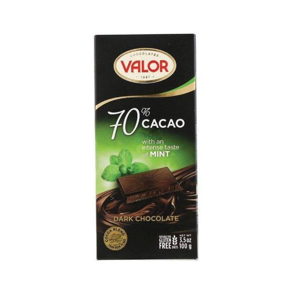 Valor Čokolada Menta 70% kakao 100g