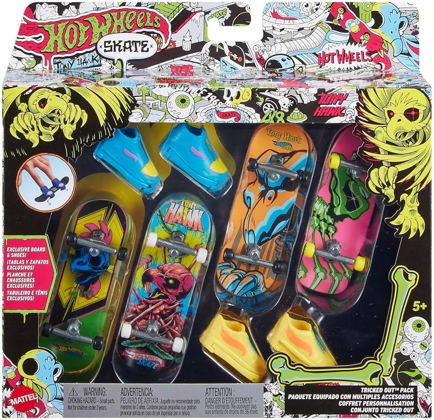 Skate Neon Bones Tony Hawk skateboard + shoe asortiman