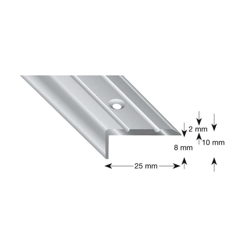 Kutni profil aluminijski eloksirani srebrni - Akcija u trgovini Bauhaus